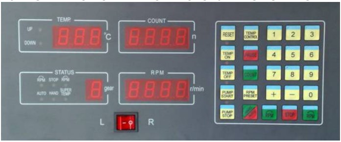 DESCRIPTION OF THE CONTROLS for 12PSB SERIES