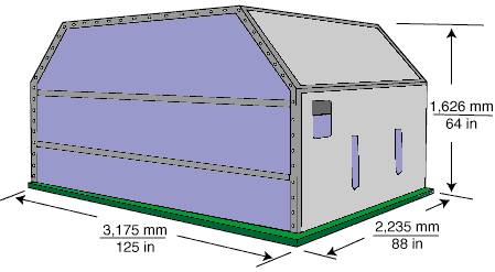 Upper Deck Container-IATA Type 5-IATA Prefix: AAK-ATA: LD-7
