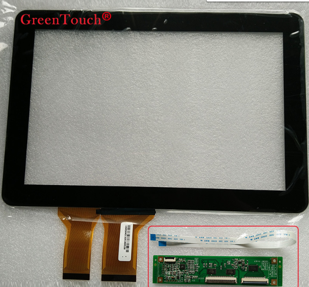 Сенсорный емкостной экран 10,1" GreenTouch GT-CTP10.1, мультитач, USB (133-114) - 1