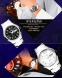 Водонепроницаемые мужские и женские кварцевые часы NARY 6020 (123-107) - 10