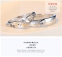 Серебряные S925 парные кольца для мужчины и женщины (124-110) - 16
