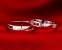 Серебряные S925 парные кольца для мужчины и женщины (124-110) - 2