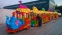 Детский прогулочный паровозик "Слоник" и два вагона (111-100) - 2