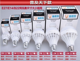 Светодиодные лампы LED-E14 (стандартный и 270 градусов) E27 (стандартный и 270 градусов) 5730 (101-203)